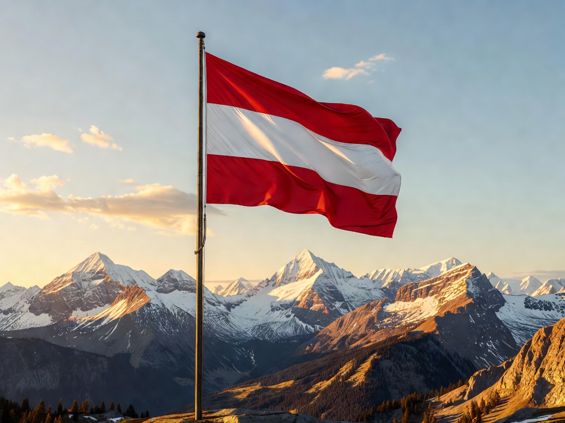 National flag of Austria