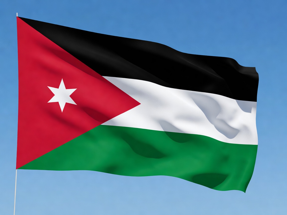 National flag of Jordan