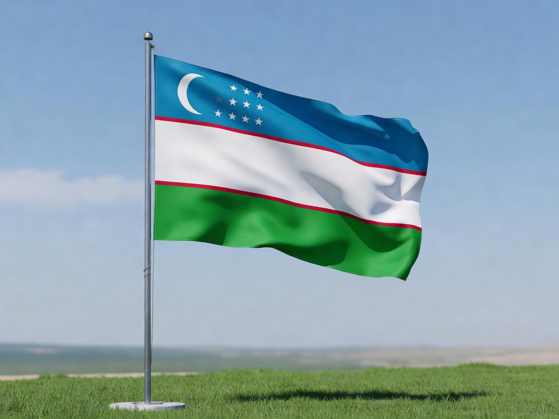 National flag of Uzbekistan